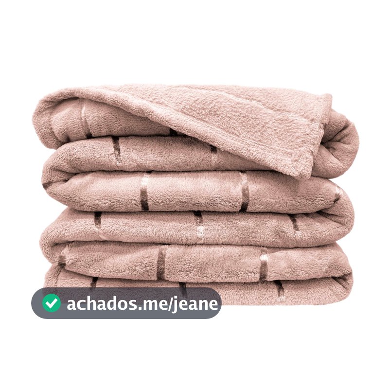 Manta Flannel Listrada 180 Gramas Ultra Soft Paris 2,20m X 2,40m
