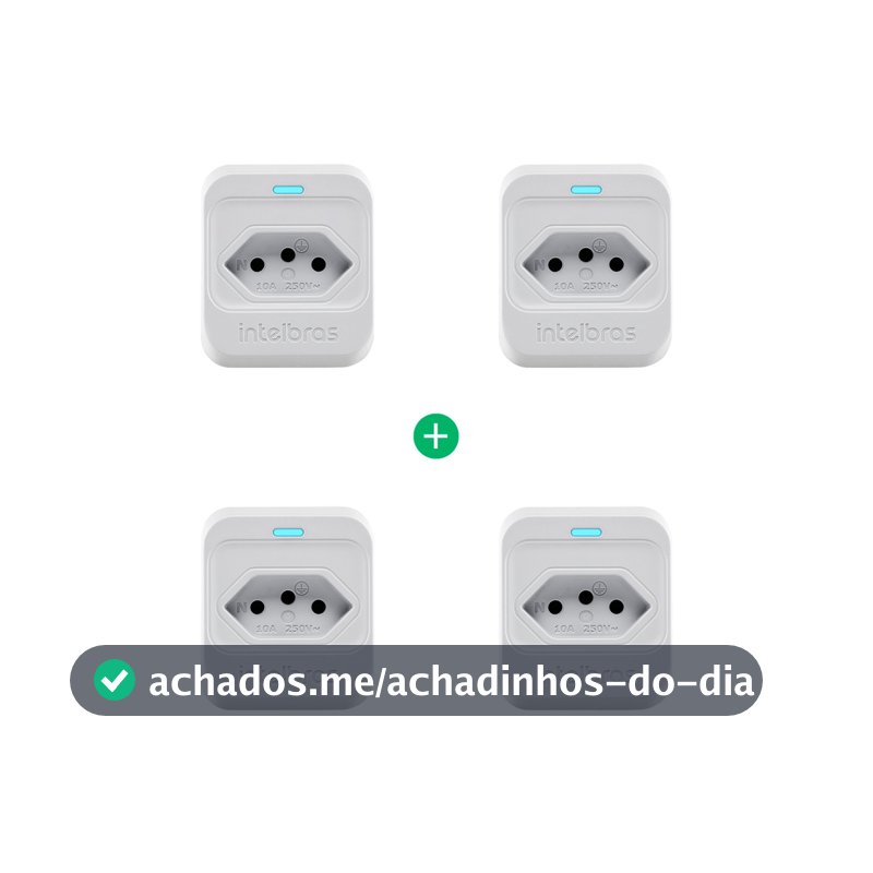 Kit Dispositivo de Proteção Elétrica EPS 301 Branco - 4 peças