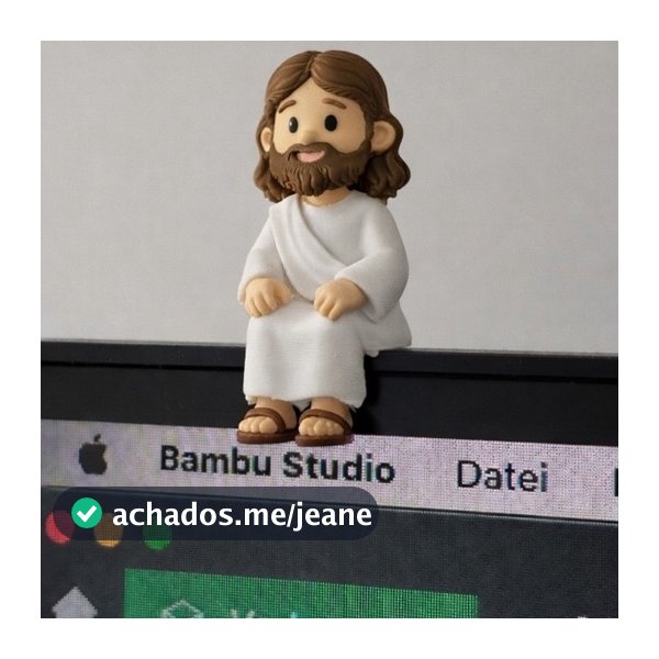 Mini Jesus Cristo Decorativo | Miniatura Religiosa em Impressão 3D
