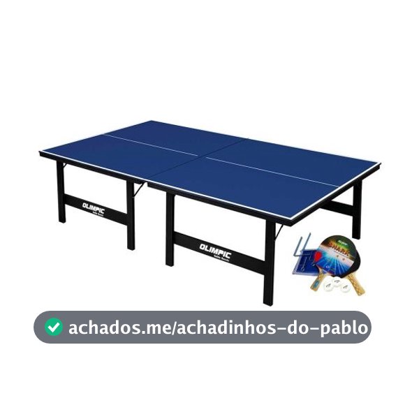 Mesa para Tênis de Mesa Ping Pong com Kit Completo Carrefour