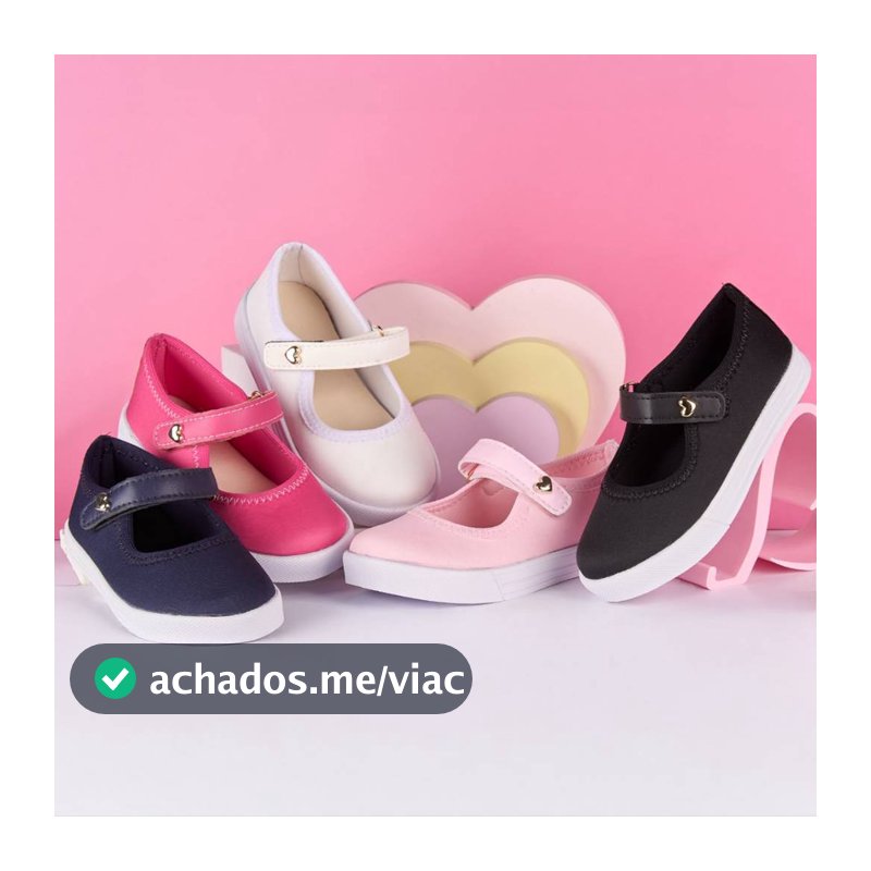 Sapatilha Infantil Feminina Boneca Estilo Bonequinha Confortavel