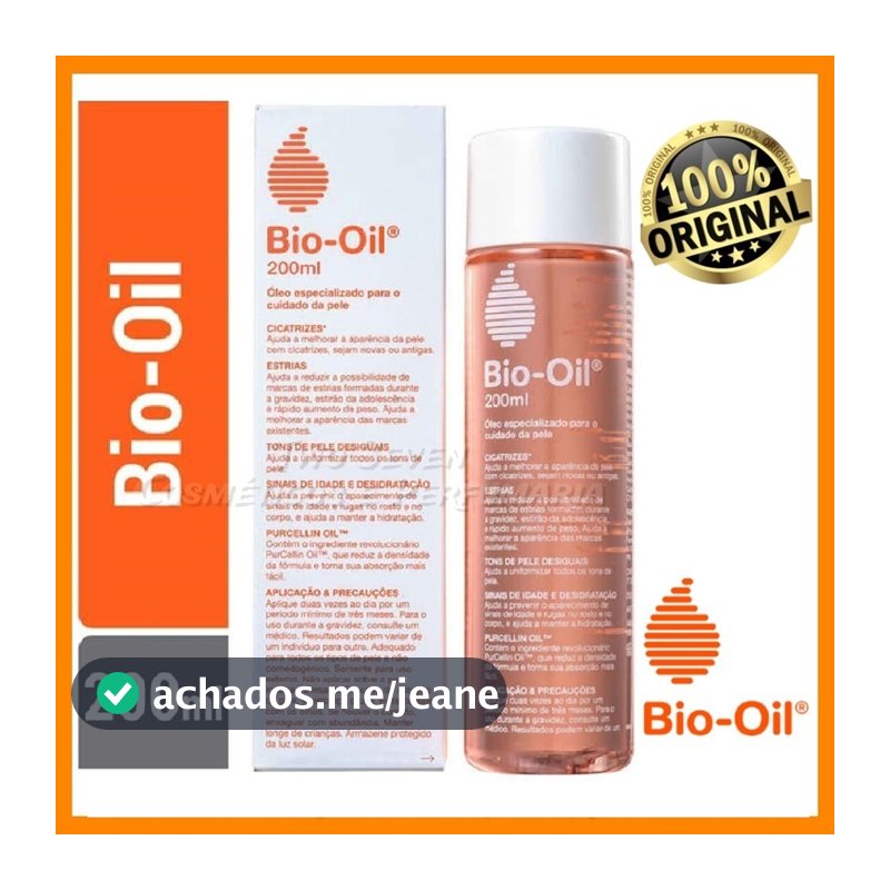 Óleo Corporal Bio Oil 200ml Reparador Cicatrizes Estrias