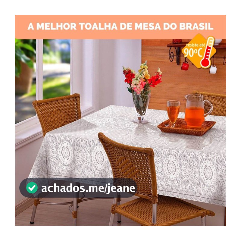 Toalha de Mesa de Plástico Térmica Para 4 6 8 e 10 Lugares Grossa Várias Estampas Quadrada Decoração Cozinha