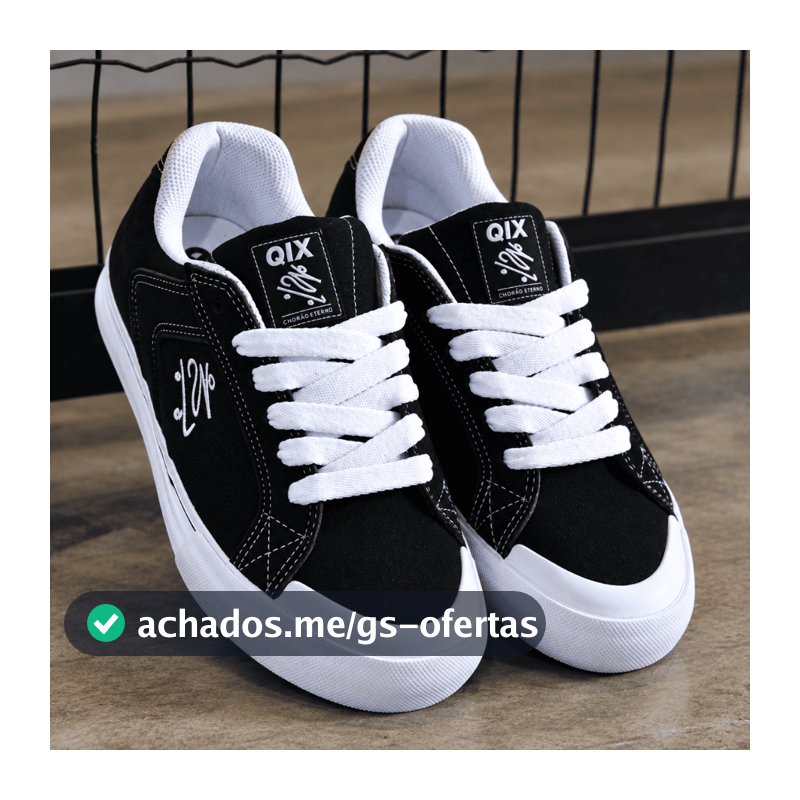 Tênis QIX Chorão Park Original Skatista Moda Street Masculino Feminino