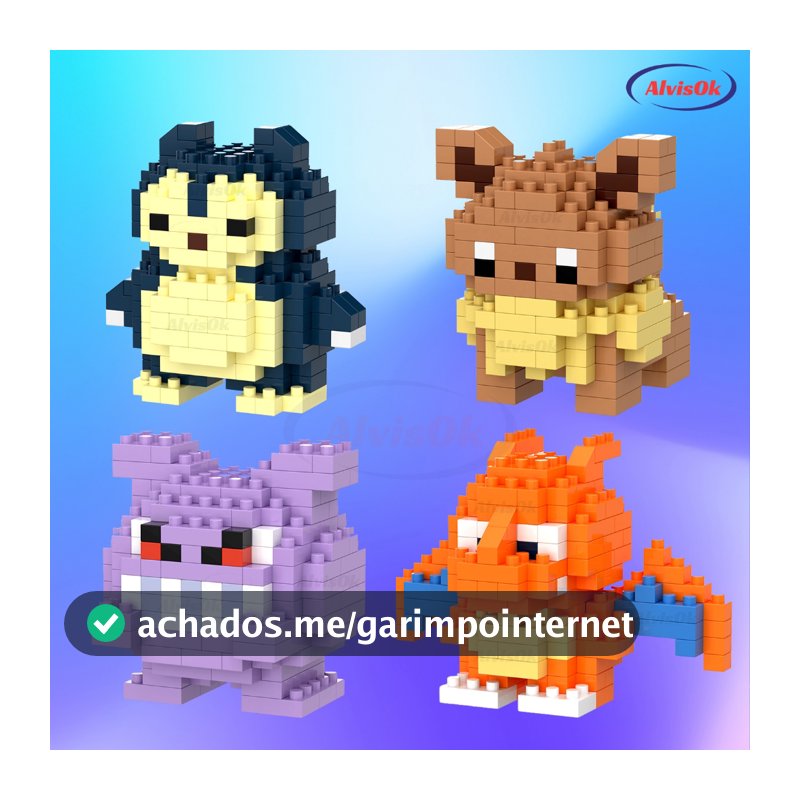 Brinquedo de Montar Mini Blocos de Construção Criativos, Presente de Natal ou Aniversário