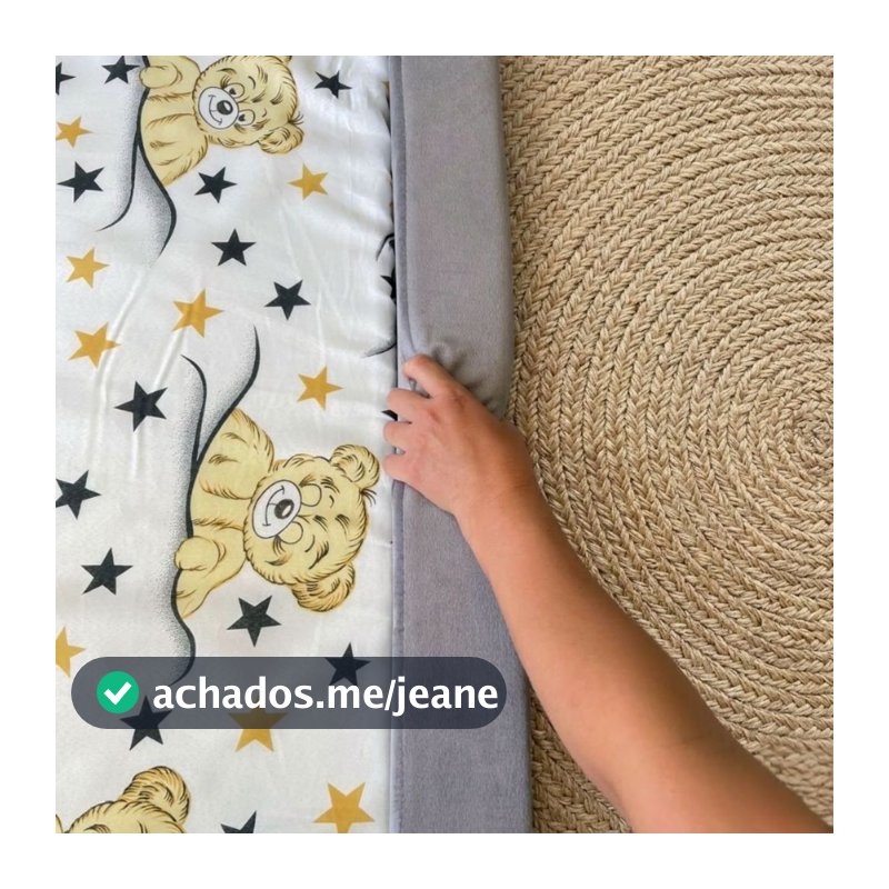 Kit Cama Montessoriana + Colchão Infantil Baby Espuma D23 Macia 148x90X41 CM Anti-Impacto Sem Quinas