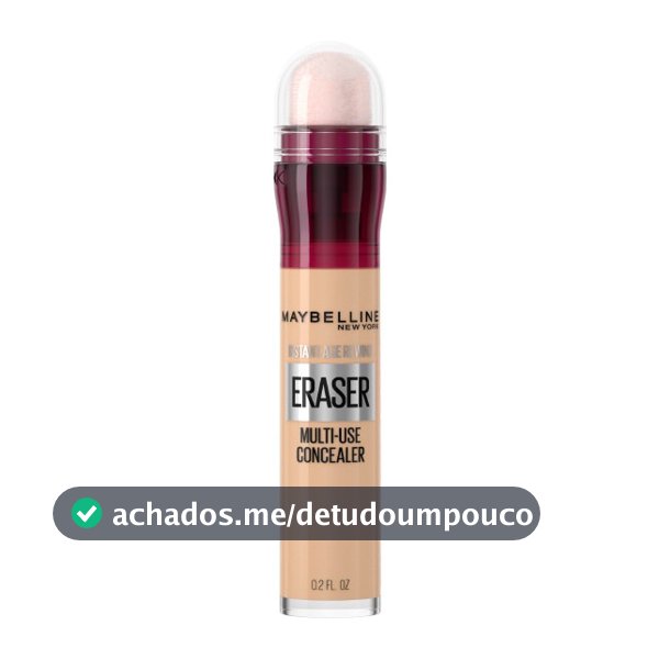 Corretivo Líquido Multiuso de Alta Cobertura e Fórmula Vegana, Instant Age Rewind Eraser Maybelline NY 6ml
