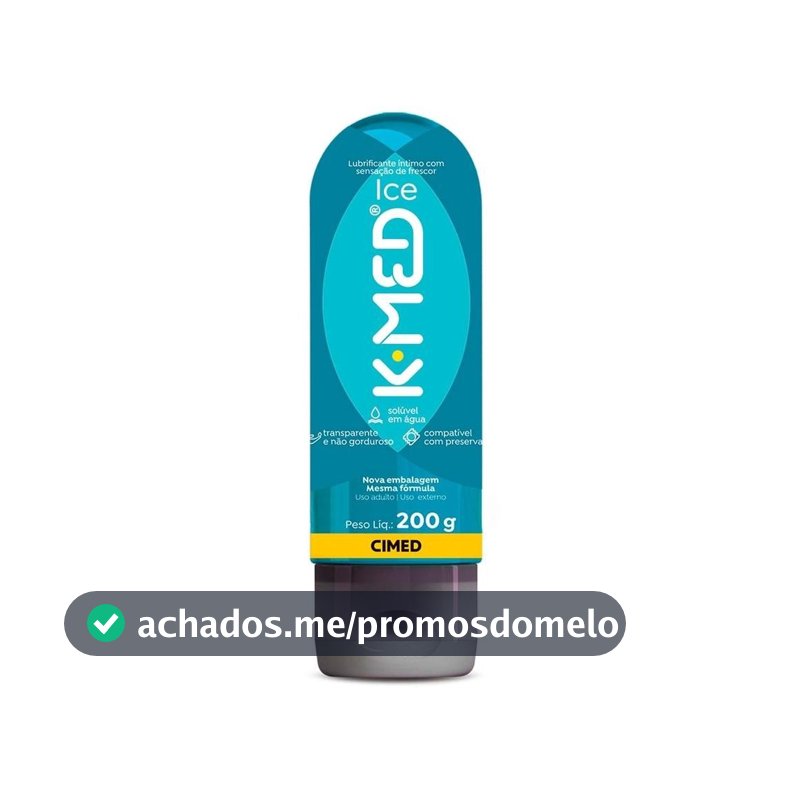 Lubrificante Íntimo K-med Ice 200g
