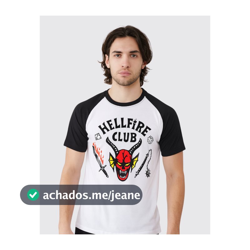 Camiseta Hell Fire Clube Serie Seriado TV Nerd Retro
