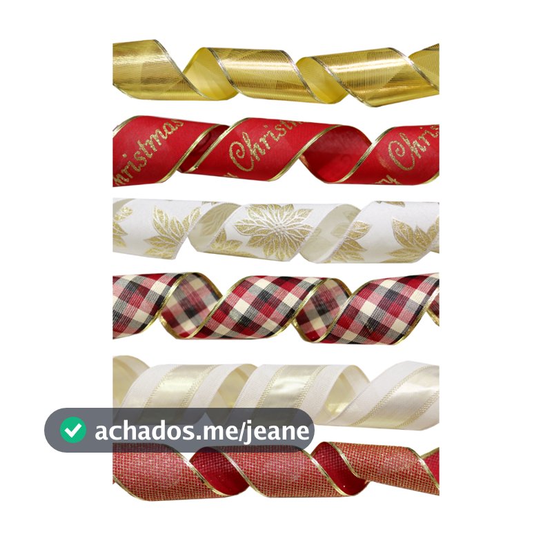 Fita Aramada 9,14M Estilos Diversos para o Natal