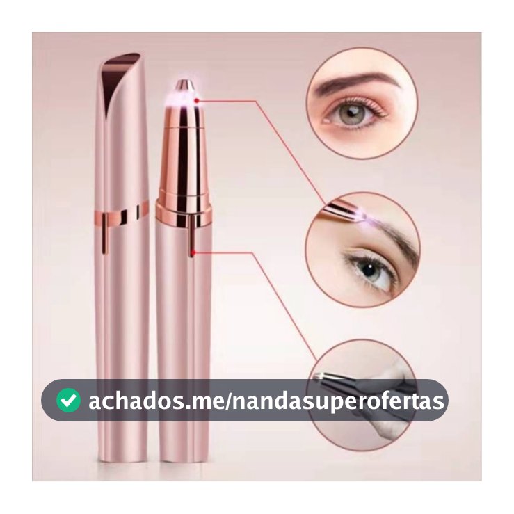 Depilador Indolor Caneta Sobrancelha Removedor Instantâneo A Pilha