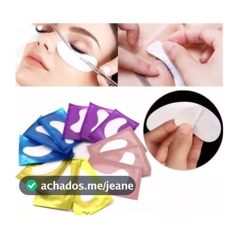 KIT 300 Pares de Gel Pads (600 Unidades) Adesivos em Gel Protetores de Pálpebras para Extensão de Cílios-INLIS ANA