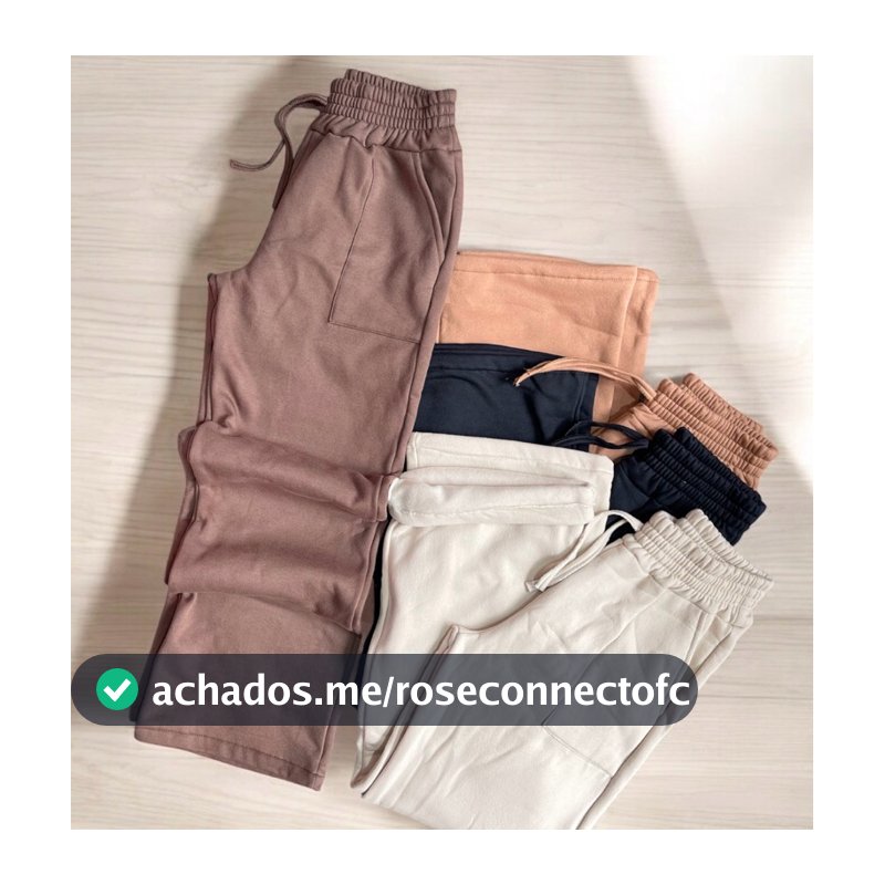 Calça de moletom feminina pelúciado moletom grosso