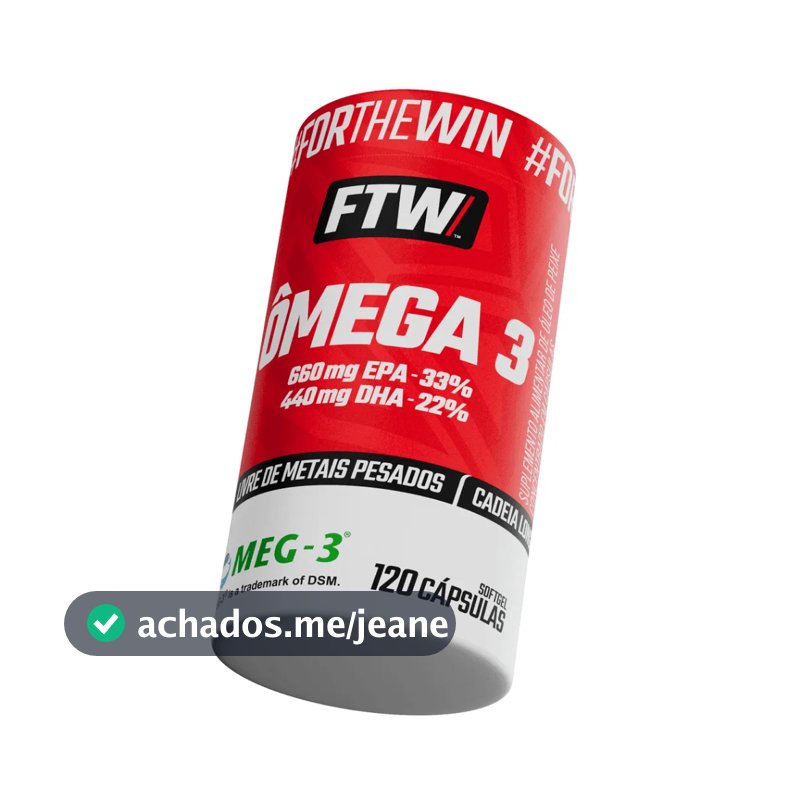Ômega 3 MEG-3 120 Cápsulas -  660mg EPA e 440mg DHA - FTW