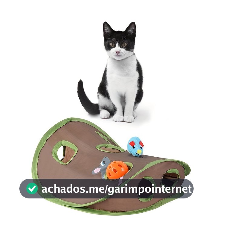 Brinquedo Para Gatos Esconderijo Toca Para Caça Interativo