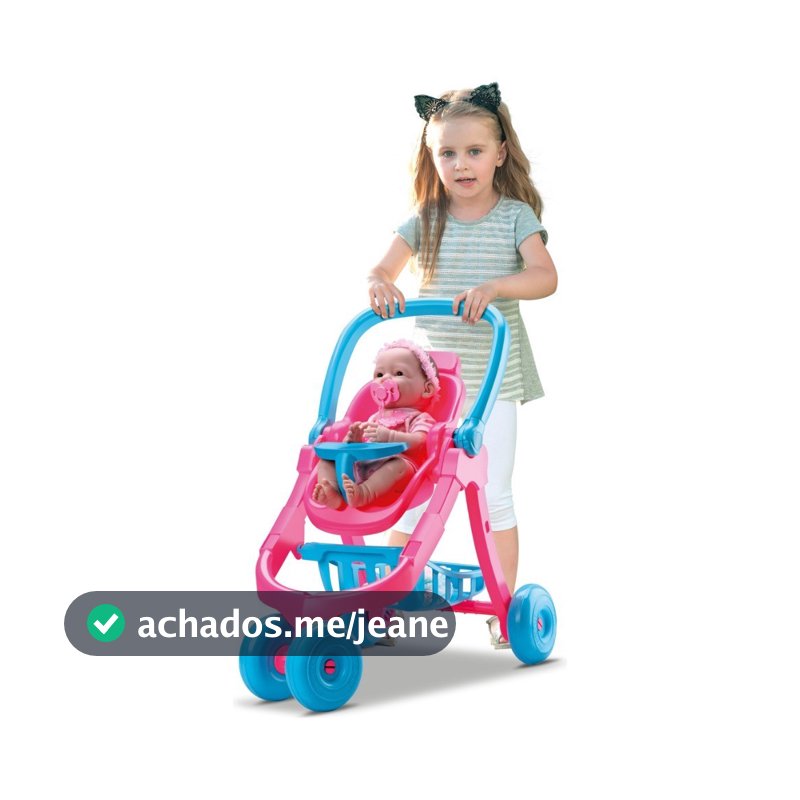 Carrinho De Boneca Baby Alive 3 Em 1 Bebê Conforto E Cadeira Divertoys