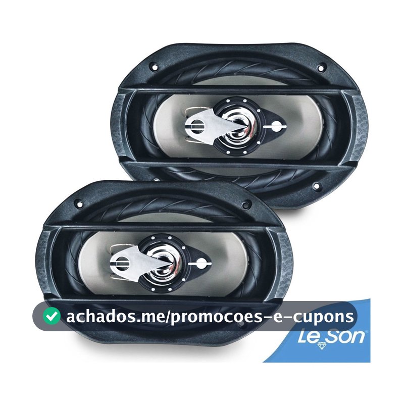 Par De Alto-falantes 6x9 Triaxial 200w 4 Ohms Leson Automotivo