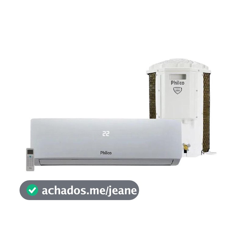 Ar Condicionado Split Philco Hi Wall 12.000 BTU/h Frio Monofásico Branco PAC12000TFM12 - 220V