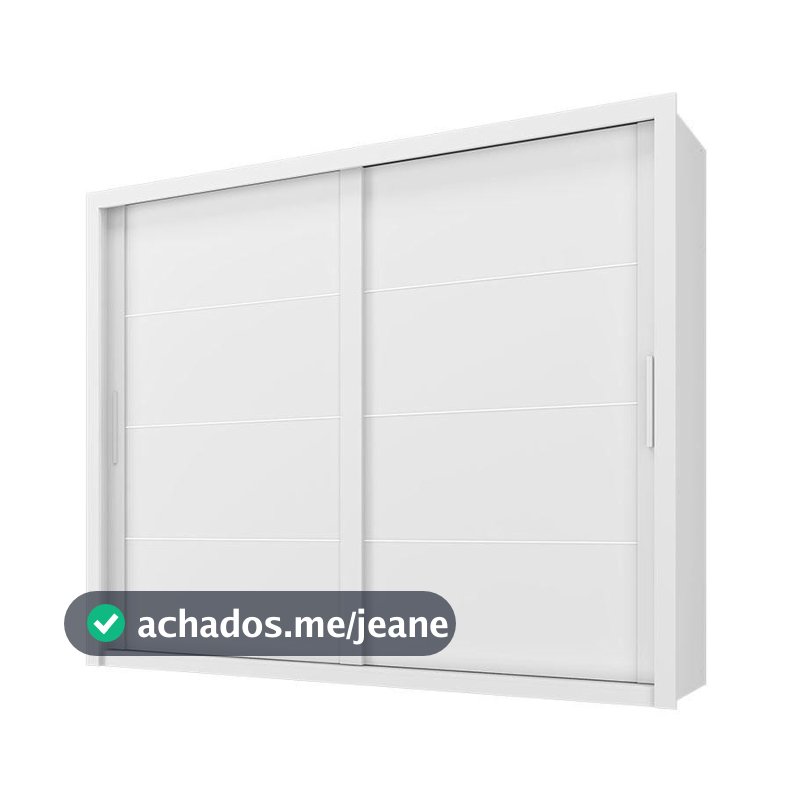 Guarda Roupa Casal Imperador Plus Branco – Zanzini