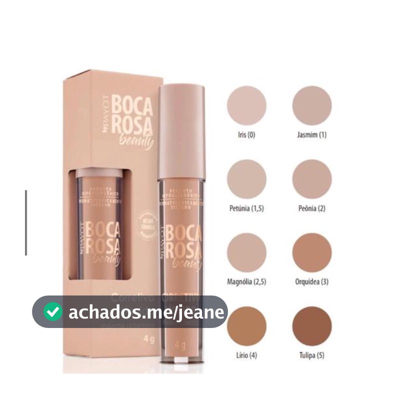 Corretivo Boca Rosa Payot - escolha a cor desejada