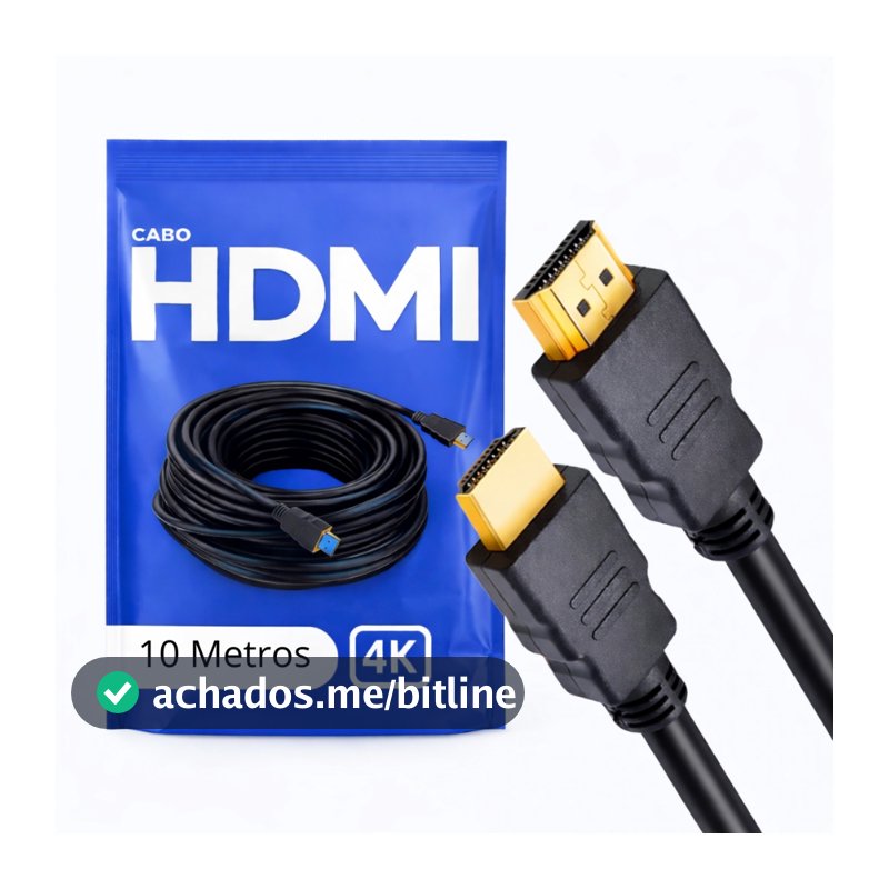 Cabo Hdmi 2m 5m 10m 20m 30m 4k 3d Full Hd Blindado Tv Pc Video Game 2.0