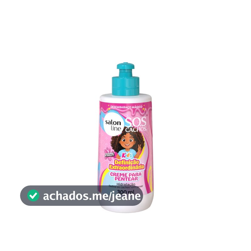 Creme para Pentear Chiclete SOS Cachos Kids Hidratação 300ml