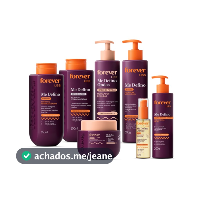 Kit Completo Me Defino Ondas Forever Liss