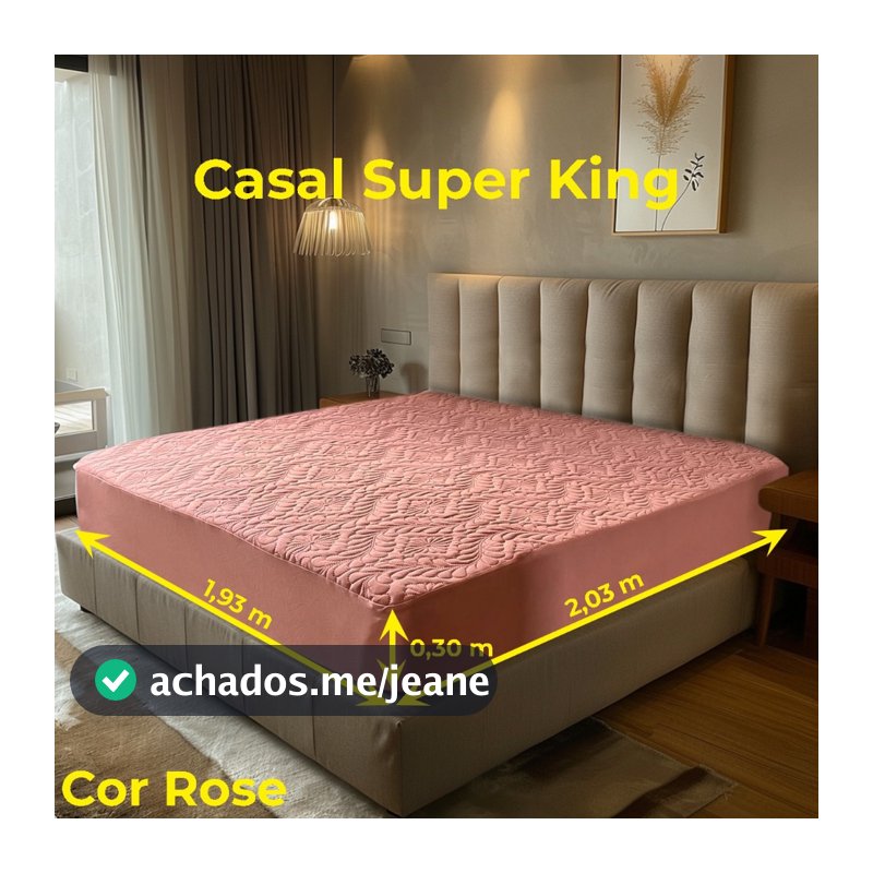 Capa Colchão Protetor Matelado Super King Box