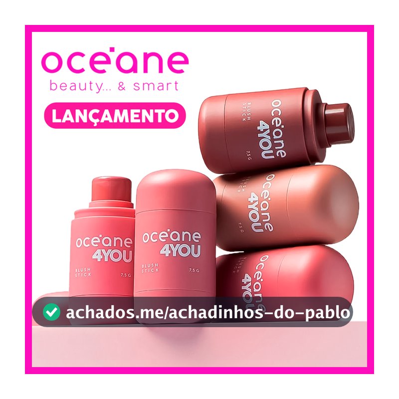 Océane 4You Blush Stick 7,5g (Efeito matte e textura cremosa que combina com todos os estilos)