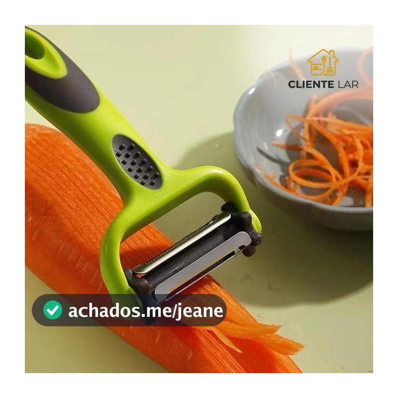 Descascador Legumes e Frutas 3 em 1 Multifuncional Manual WL-2359