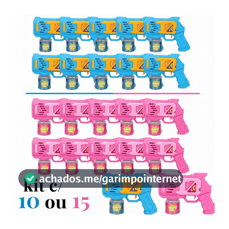 Kit c/10/15 Lança Bolhas de Sabão com Luz Brinquedo Infantil Arminha de Bolha Diversão Crianças festas e Casamento