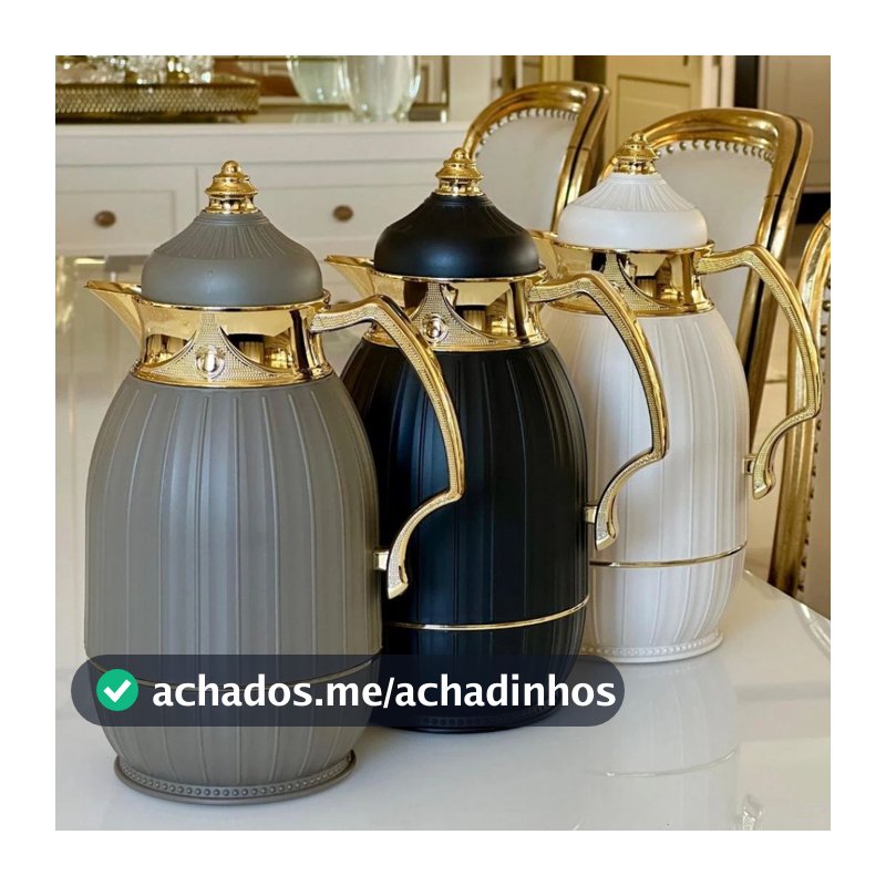 Garrafa Térmica Clássica Luxo P/ Chá ou Café 1L Luxo - Vencedor
