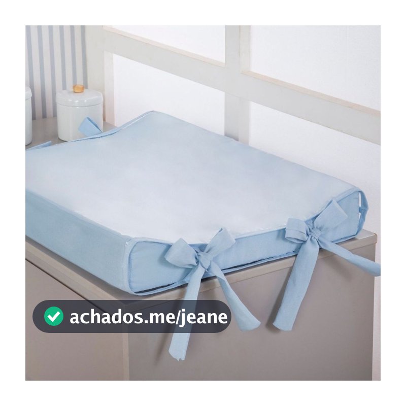 Trocador de Cômoda Anatômico com Capa Impermeável – 55x40 Plastificado