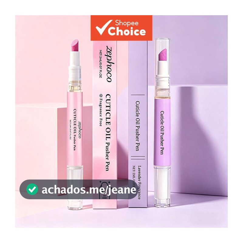 Caneta de óleo para cuidado das cutículas e empurrador de cutículas, removedor suave para unhas secas e danificadas,