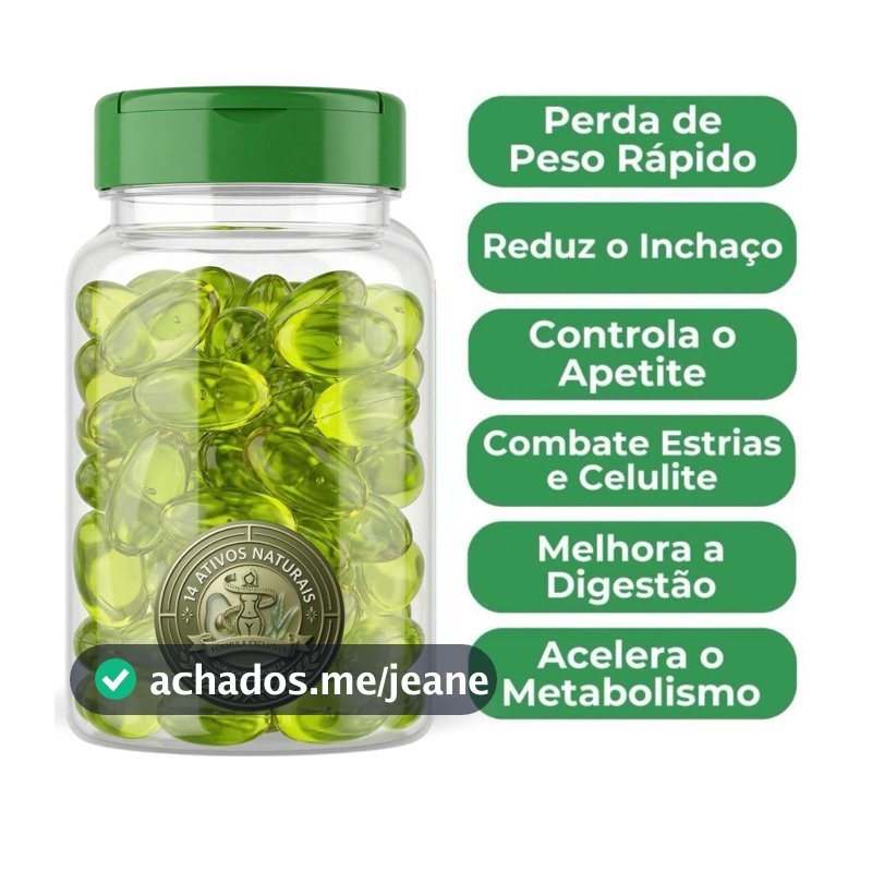 Chá verde e outros Complex - 60 Cápsulas Softgel