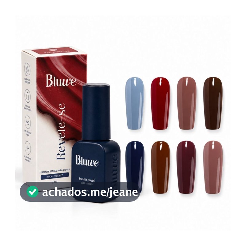 Esmalte em Gel Coleção Revele-se 9ml - Bluwe