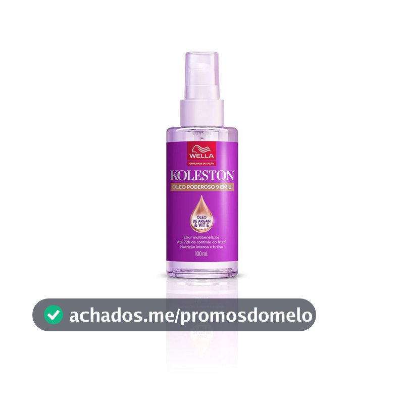 Óleo Poderoso 9 em 1 Wella Controle do Frizz 100ml Koleston