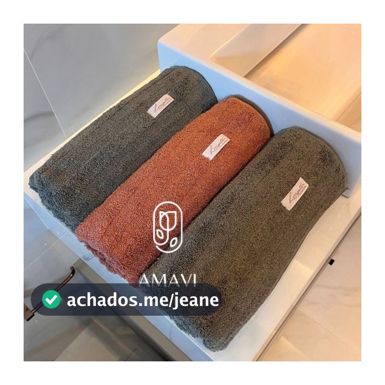 Kit 3 Toalhas de Banho Grossa grande Felpuda 100% Algodão Gramatura 600g/m² Volume Extra