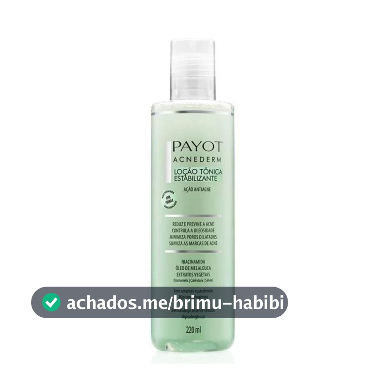 Loção Tônica Estabilizante Payot Acnederm 220ml