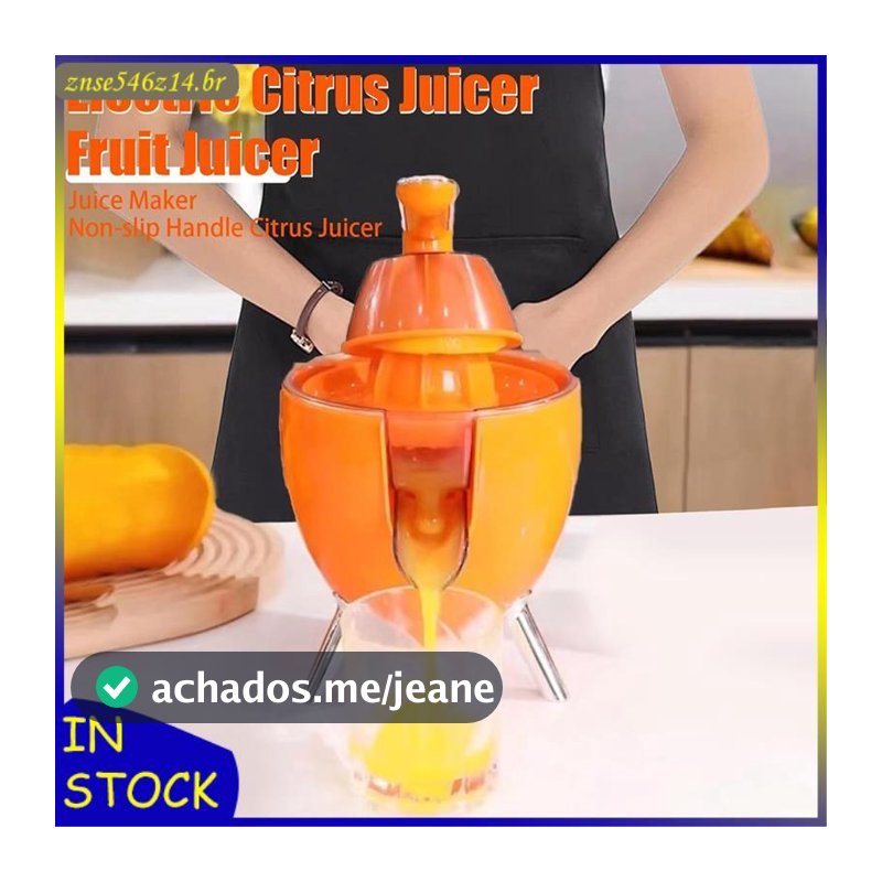 [Bjrw] Espremedor Elétrico De Laranja , Portátil , De Limão , Máquina Para Laranjas , Toranjas , Escória , Separador De