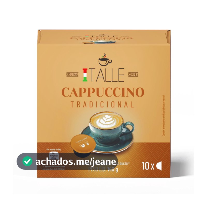 Cápsula Dolce Gusto Cappuccino Café Italle 10 Und