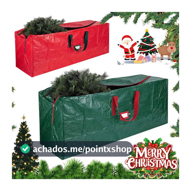 Saco Protetor Impermeável Para árvore De Natal, Tamanho Grande E Resistente 122×34×51cm
