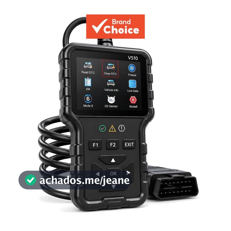 V510 Professional Obd2 Scanner Leitor De Código De Motor De Carro Ferramenta De Verificação De Diagnóstico Automotivo Ob