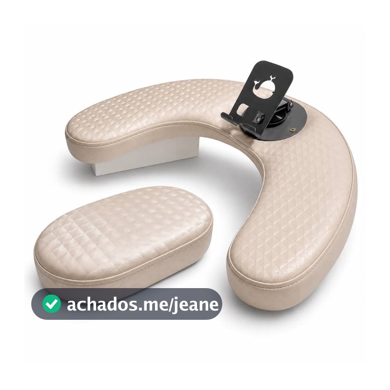 KIT Manicure Apoio de Mão Nail Designer com Suporte de Celular S30 + Apoio de Cotovelo S10