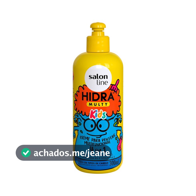 Creme para Pentear Multifuncional Hidra Multy Kids Salon Line 300ml