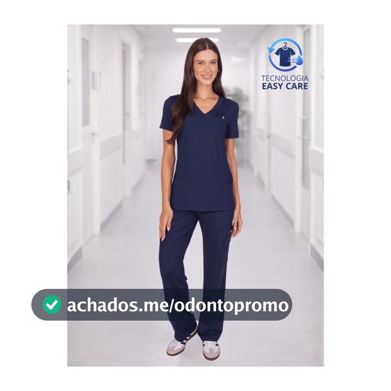 Conjunto Pijama Cirúrgico Scrub malha poliamida + elastano, super flexível, TOQUE GELADINHO - Shift