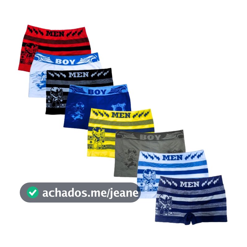 Cueca Box Infantil Cueca Boxer Kids