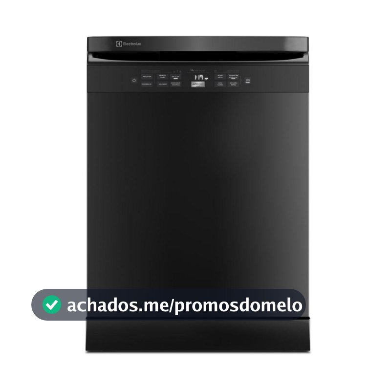 Lava-Louças Electrolux 14 Serviços Preta Experience com Função Higienizar Compras (LL14P)