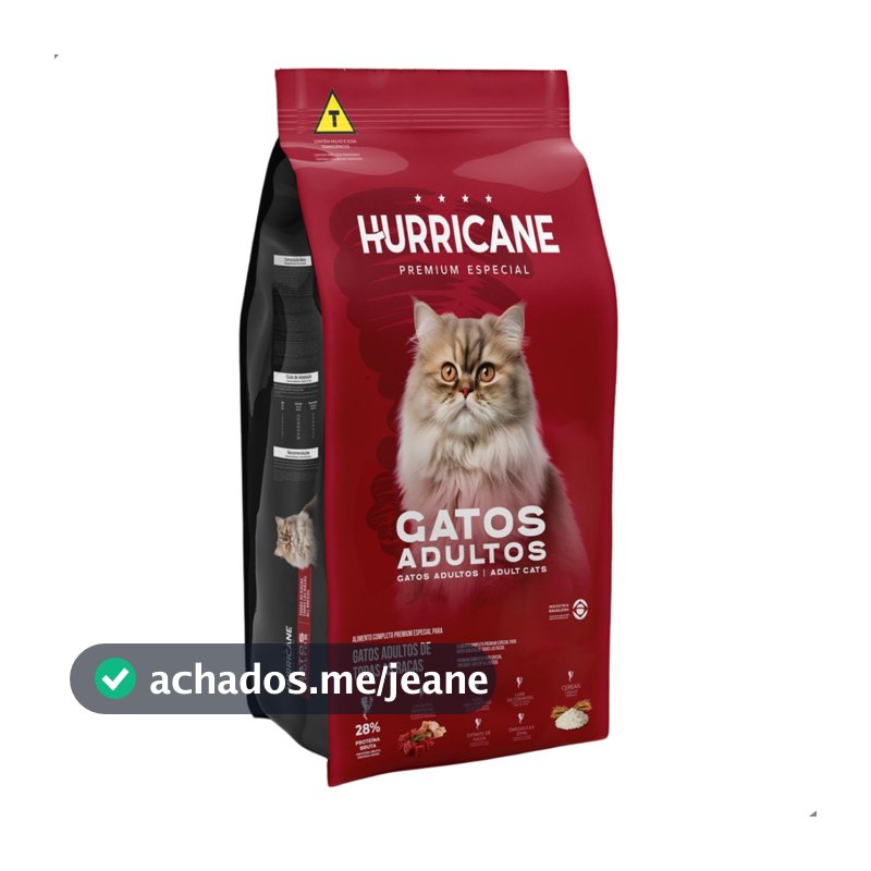 Ração Hurricane Premium Especial Gatos Adultos 10,1kg