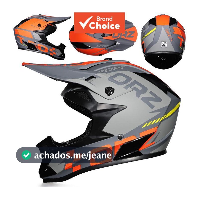 Orz F16 Unissex O'neal Off-road Dirt Bike Rally Capacete Grande Impressão De Pista Respirável